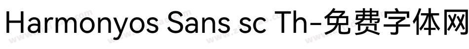 Harmonyos Sans sc Th字体转换
